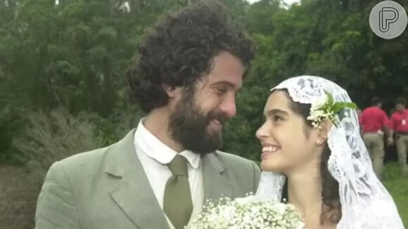 Maria Flor fez questão de relembrar que a sua personagem, Tina, casou com Tomé poucos dias antes dele falecer.