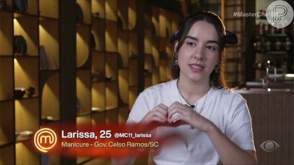 'MasterChef Brasil': Larissa voltou ao reality