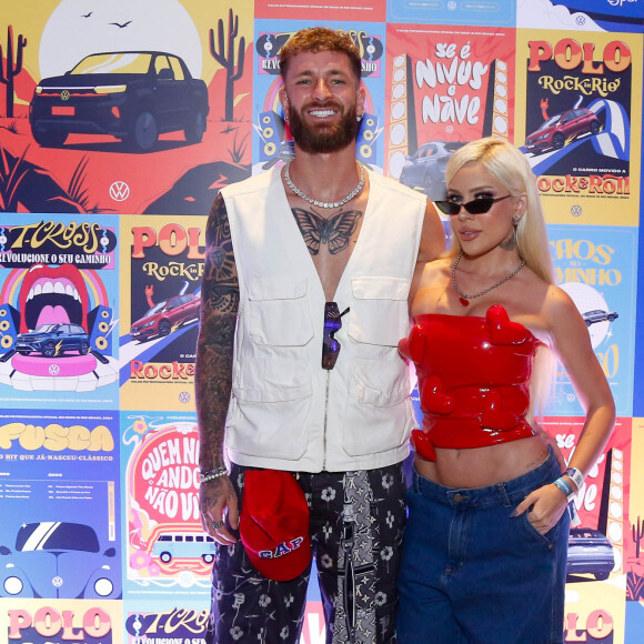 Rock in Rio 2024: o casal Karoline Lima e Léo Pereira