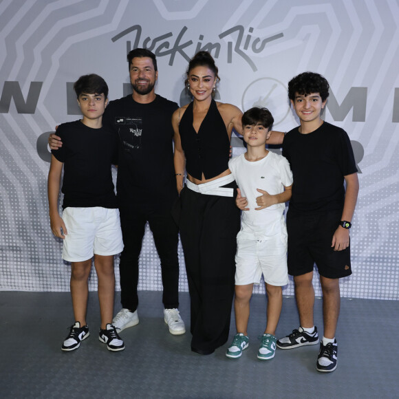 Rock in Rio 2024: Juliana Paes com a família