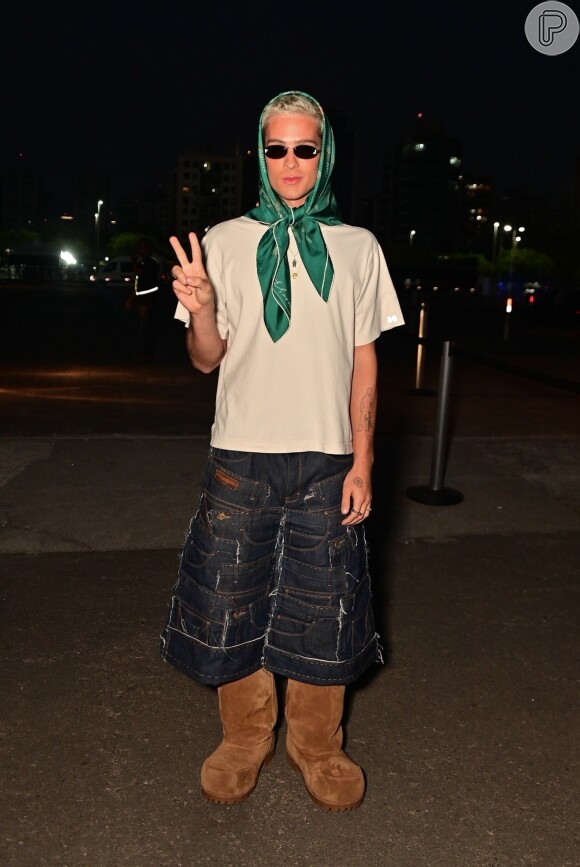 Botas de João Guilherme no Rock in Rio foram feitas de couro de bezerro na Itália