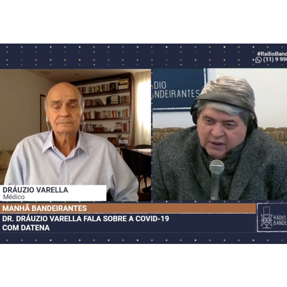 Datena estava ao vivo na Rádio Bandeirantes quando recebeu a notícia da morte da sogra