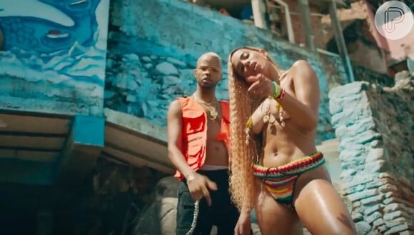 MC Zaac e Anitta juntos em 'Bola Rebola', outro projeto em que trabalharam juntos