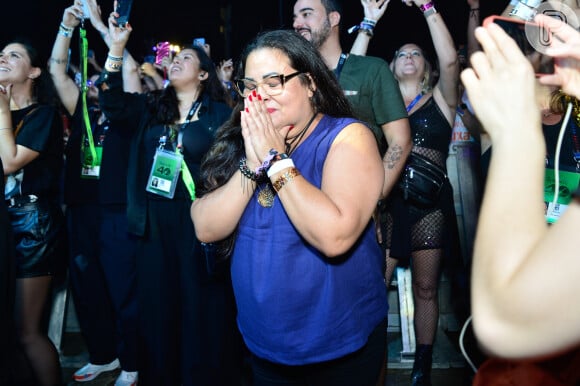 Fã de Xuxa Meneghel, Patrícia, do meme 'que Xou da Xuxa é esse?' também esteve no show da apresentadora no Rock in Rio