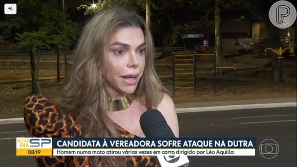 Homem em moto atirou contra Léo Áquilla, candidata a vereadora por São Paulo nas eleições 2024