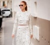 Marina Ruy Barbosa apostou num look all white com brilhos.