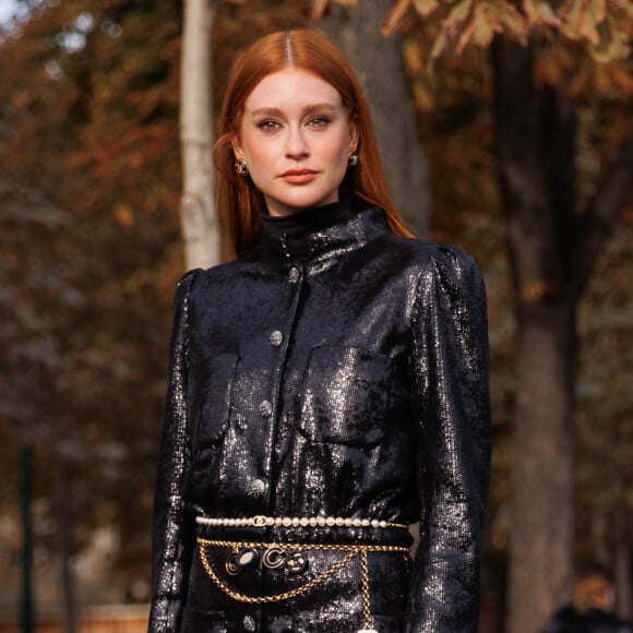 Marina Ruy Barbosa está em Paris para conferir de perto o desfile da Chanel.