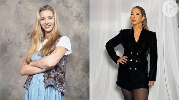 Há quem diga que Lisa Kudrow, estrela de 'Friends', seja super parecida com Valesca Popozuda