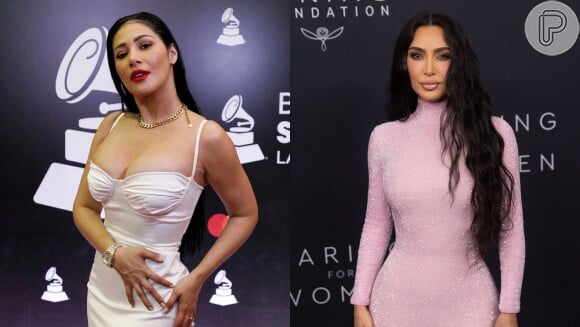 Kim Kardashian e Simaria são outras duas famosas comparadas com frequência nas redes sociais