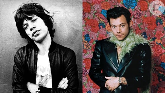 Olha essa comparação! Seria Harry Styles a reencarnação de Mick Jagger?