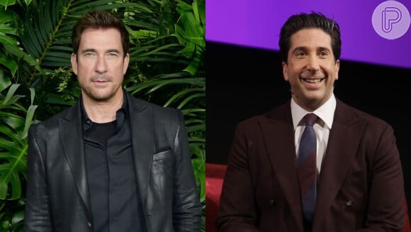 Outras duas figuras muito populares nos Estados Unidos, Dylan McDermott e David Schwimmer também são super parecidos