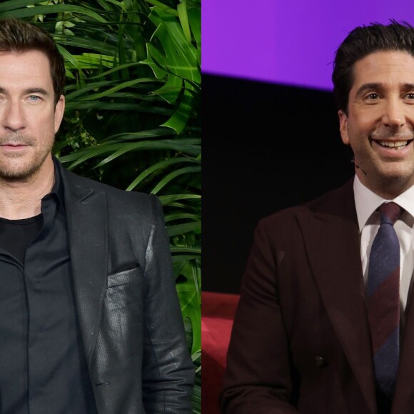 Outras duas figuras muito populares nos Estados Unidos, Dylan McDermott e David Schwimmer também são super parecidos