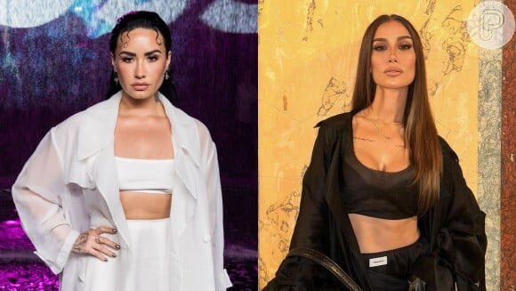 Demi Lovato e... Bianca Andrade. Essa comparação improvável deixa muita gente confusa com a semelhança das duas