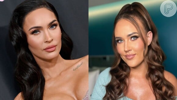 Chelsea Blackwell e Megan Fox, quando maquiadas, ficam a cara  uma da outra