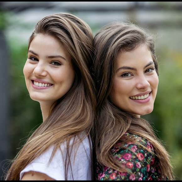 Nem precisou separar a foto! No passado, Camila Queiroz e Bruna Hamú eram muito comparadas por sua beleza