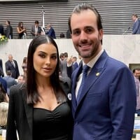 Lucas Bove repudia críticas contra à ex-mulher, Cíntia Chagas, após ser acusado de agressão: 'É uma pessoa incrível'