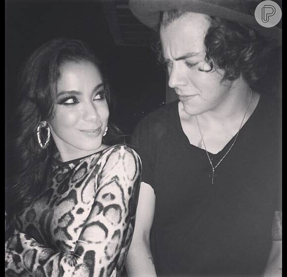 Anitta e Harry Styles, que supostamente ficaram naquela noite