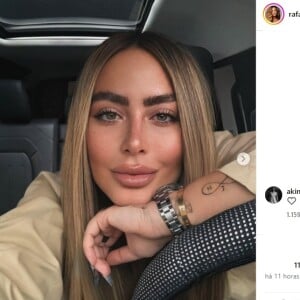 Amanda Kimberlly curtiu carrossel de fotos de Rafaella Santos com imagem de Mavie