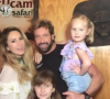 Gabriel Soto como a filhas e Geraldine Bazan, sua ex-mulher