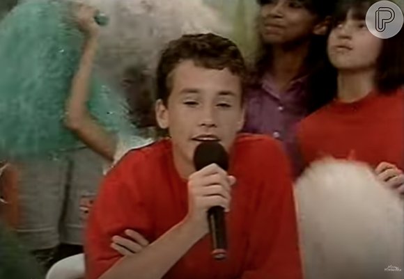 Em 1993, este adolescente fez parte do júri de um quadro de imitações no programa 'Show Maravilha'