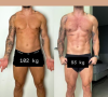 Em fotos de antes e depois, Arthur Picoli revelou ter perdido 9 kg em menos de 3 meses