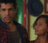 Chico (Amaury Lorenzo) beija Madá (Jessica Ellen) e ela o empurra