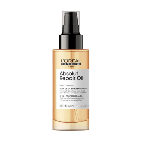 Absolut Repair Gold Quinoa 10in1 - Óleo Reparador 90ml, L'Oréal Professionnel