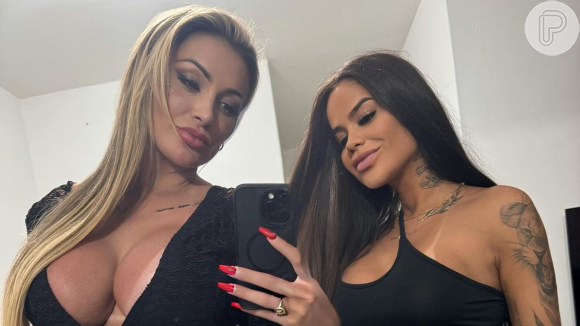 Andressa Urach grava vídeo pornô com mulher de Nego Di, preso há quatro meses: 'Realizei um fetiche'