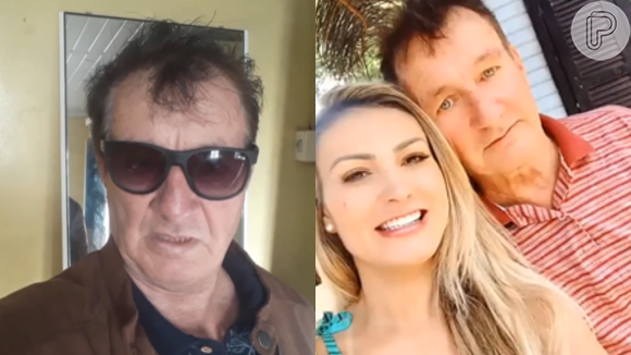 Após chamar a filha de 'vergonha da família', pai de Andressa Urach quer gravar pornô e ela debocha: 'Velho assanhado'