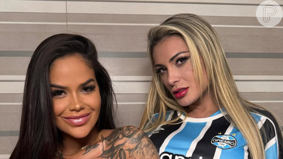 Andressa Urach revela qual fetiche inusitado realizou com a mulher de Nego Di: 'Experiência única'