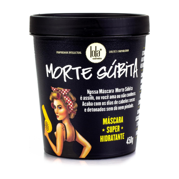 Morte Súbita - Máscara Super Hidratante 450g, Lola Cosmetics