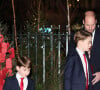 Kate Middleton compareceu com os filhos e o marido, príncipe William, ao tradicional culto de Natal 'Together At Christmas'