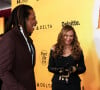 Jay-Z, Beyoncé e Tina Knowles, mãe da cantora, prestigiaram Blue Ivy nesta segunda-feira (9) em evento de novo filme da Disney