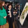 Kate Middleton marca presença no vernissage da exposição 'Treasures' ('Tesouros') no Museu de História Natural de Londres em 27 de novembro de 2012