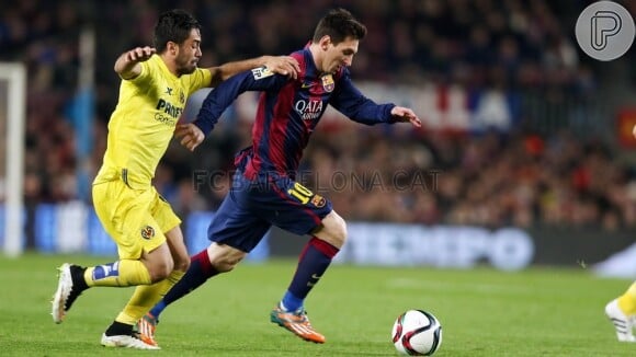 Messi também foi muito marcado em campo