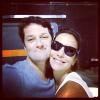 Marcelo Serrado publica foto em sua conta do Instagram durante a leitura do 'Crô - O Filme' com Ivete Sangalo, em 13 de abril de 2013