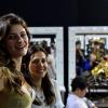 Isabeli Fontana esteve no Fashion Rio, nesta terça-feira, 16 de abril de 2013
