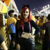 No sábado de Carnaval, Josie Pessoa se fantasiou de gatinha para curtir o Camarote Rio na Sapucaí