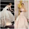 Linda até caindo da escada. Jennifer Lawrence brilhou durante a entrega do Oscar em 2013. A estrela foi escolhida com Melhor Atriz pelo trabalho em 'O Lado Bom da Vida' e brilhou em todos os momentos