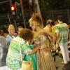Isabel Fillardis recebe útlimos retoques antes de desfilar pela Imperatriz na Sapucaí, no Desfile das Campeãs, no Rio
