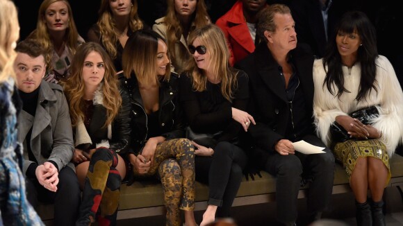 Cara Delevingne marca presença na Semana de Moda de Londres com Kate Moss