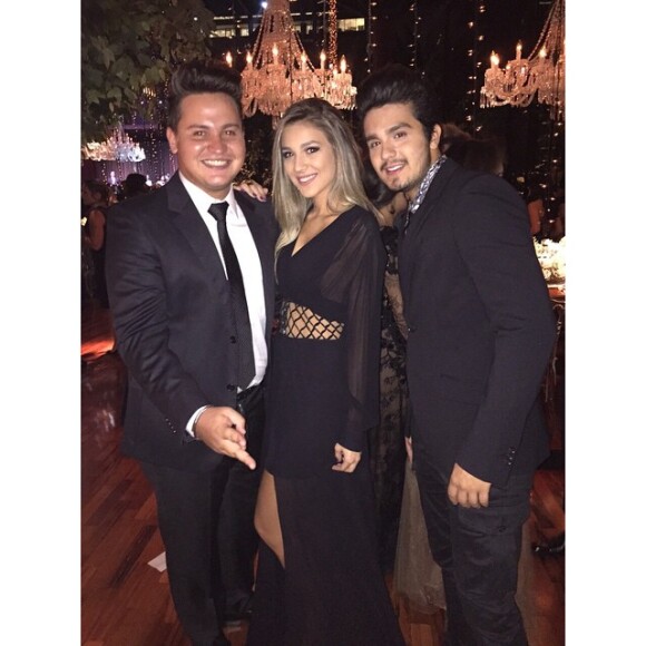 Famosos se divertem na festa de casamento de Thiaguinho e Fernanda Souza