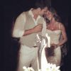 Gisele Bündchen compartilhou nesta quinta-feira (26 de fevereiro de 2015), no Instagram, uma foto de seu casamento com Tom Brady