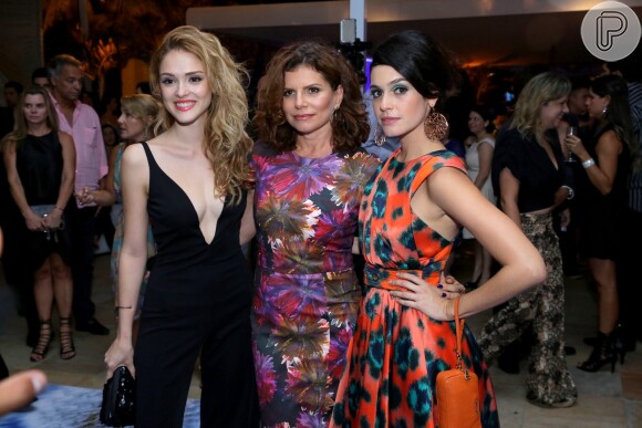 Isabelle Drummond, Débora Bloch e Maria Flor capricham no look para a festa da novela 'Sete Vidas', realizada no Iate Club, na noite desta quinta-feira, 26 de fevereiro de 2014