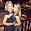 Ana Hickmann e Ticiane Pinheiro comemoram aniversário da apresentadora em jantar