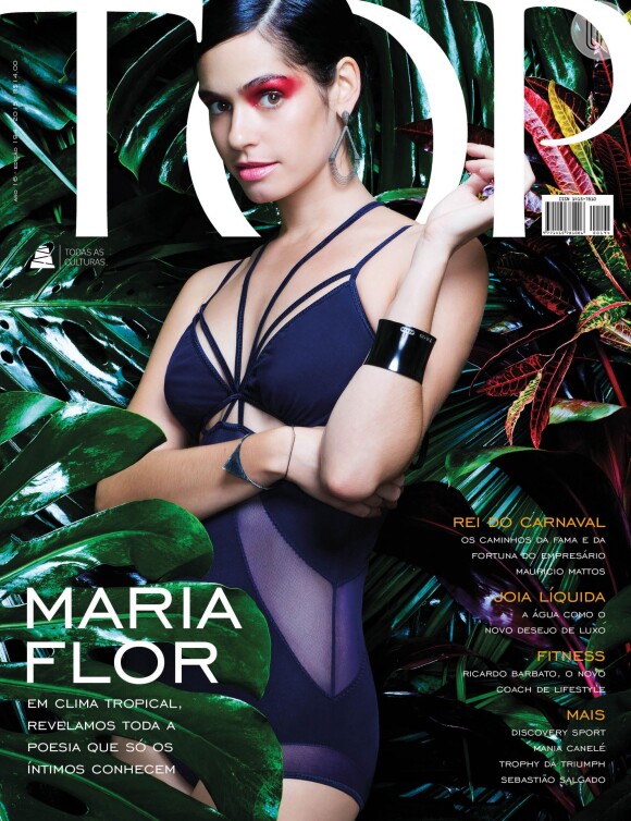 Maria Flor é capa da 'Top Magazine' de março