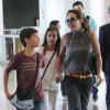 A atriz Luiza Tomé é mãe de Bruno, de 16 anos, e dos gêmeos Luigi e Adriana, de 11