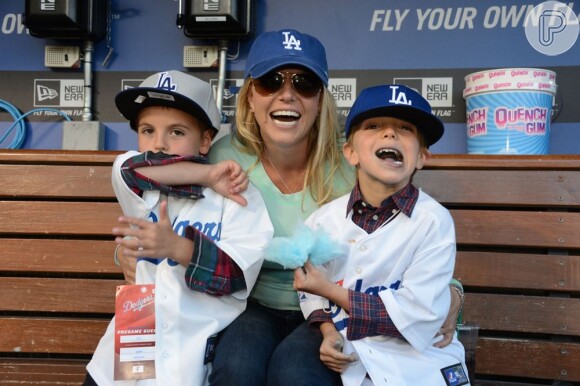Britney Spears é mãe de Sean Preston e Jayden James, de 7 e 6 anos, respectivamente