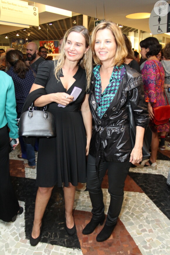 Vera Zimermann e Paula Burlamaqui na sessão para convidados de 'Cássia Eller - O Musical'