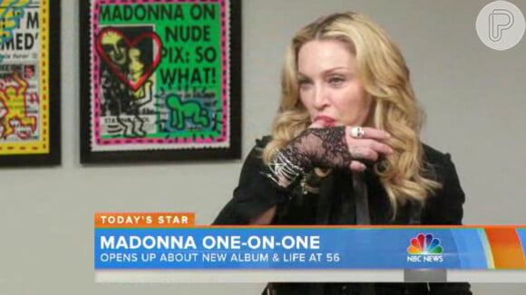 À vontade, a cantora não deixou escapar nem a gota que escorreu no seu dedo. Madonna lançou em todo o mundo o álbum 'Rebel Heart', considerado pela crítica como o melhor da cantora neste milênio